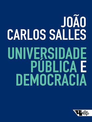 cover image of Universidade pública e democracia